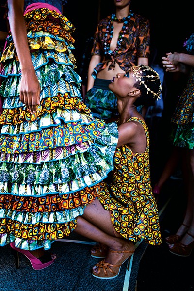 This book examines the African fashion industry, celebrating vibrant, colorful, and unexpected view of the African continent: currently on view the Global Colours exhibition, Getty Images Gallery, London -